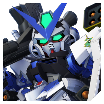 ガンダムアストレイ ブルーフレーム(フルウェポン装備)